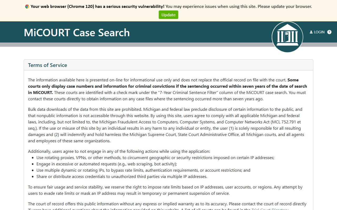 Muskegon County probate court records and juvenile case search